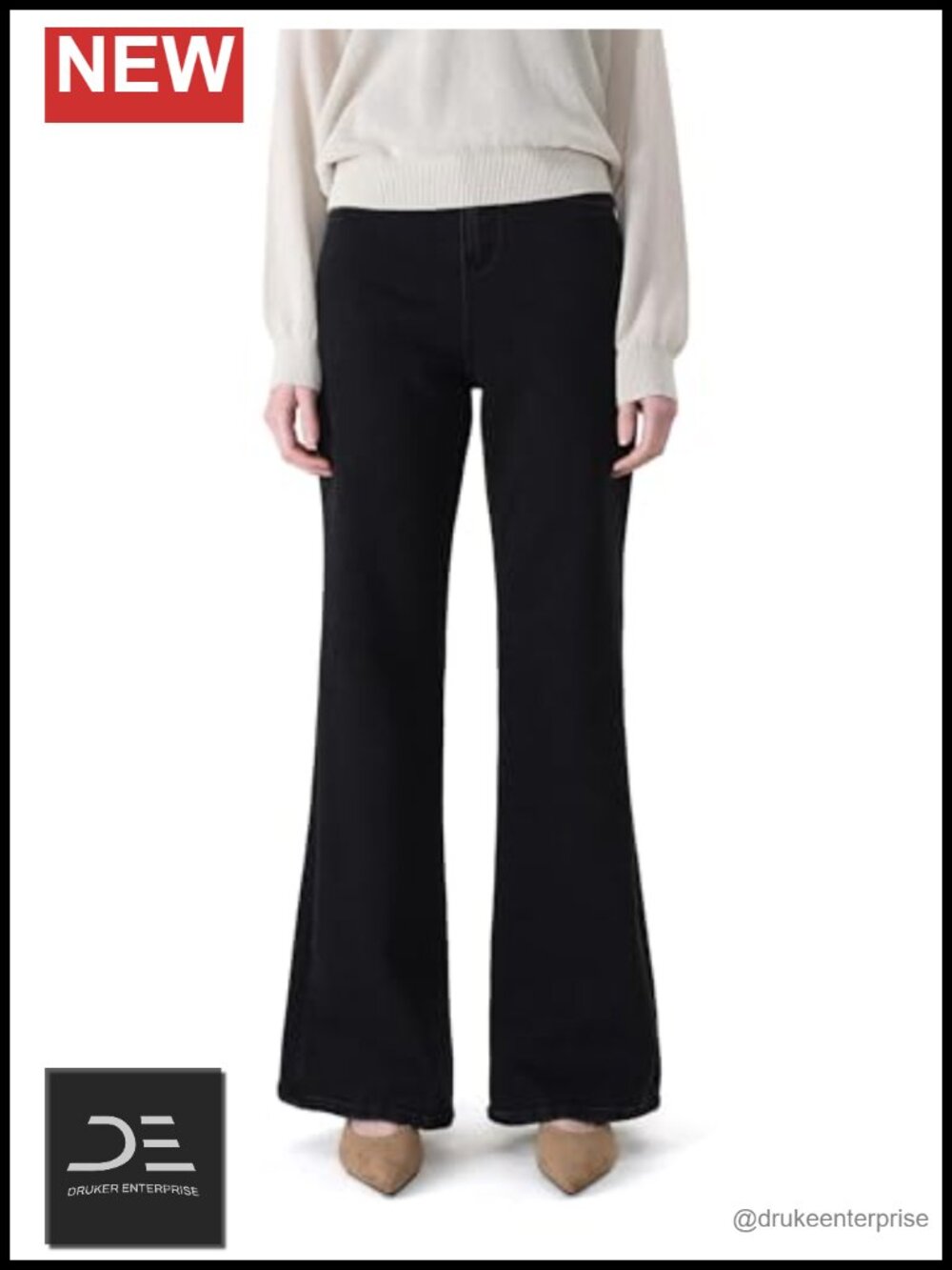 Tall Women Stretch Flare Jeans 32 34 36 Inseam High Waist